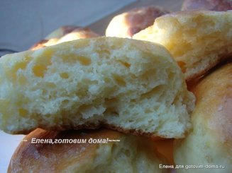 Быстрые сладкие творожные булочки на завтрак