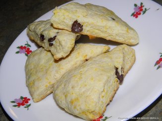 Шоколадно-апельсиновое печенье