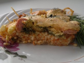Макаронная пицца