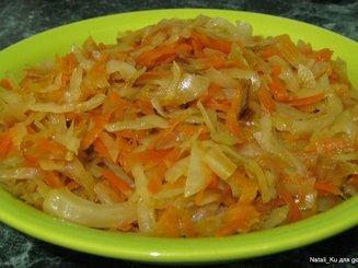 Капуста жареная - просто и вкусно