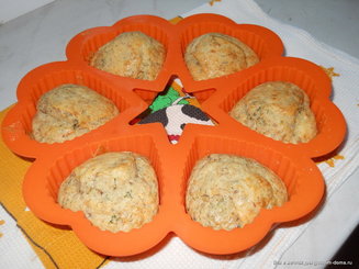 Маффины с тунцом и цуккини