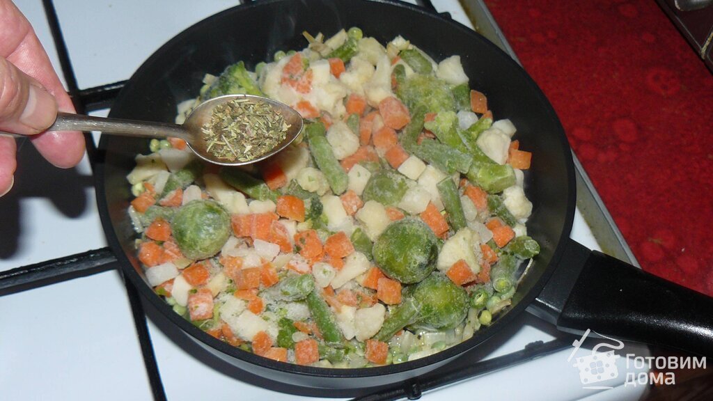 Замороженные овощи на сковороде - пошаговый рецепт с фото на Готовим дома