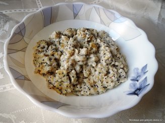 Маковая овсянка с лимоном