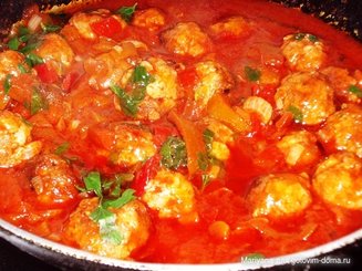 Спагетти с фрикадельками "Sugo"