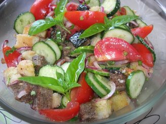 Panzanella – Тосканский салат "Панцанелла" от Симоне Руджати