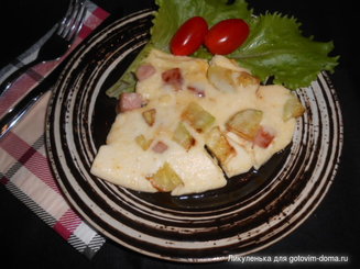 Омлет с кабачками