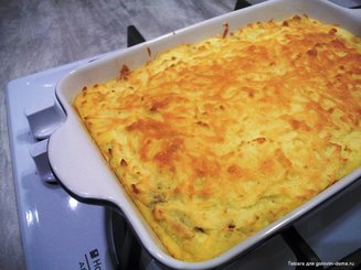 Картофельно-мясная запеканка Пармантье