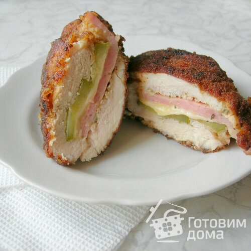 Оригинальный способ приготовления куриной грудки навыворот