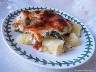 Ароматная картофельная запеканка