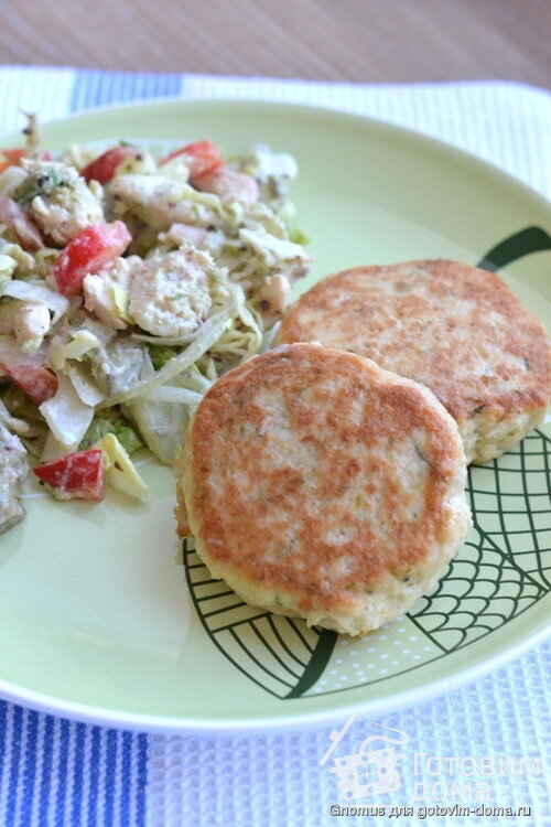 Куриные котлеты с кукурузной мукой