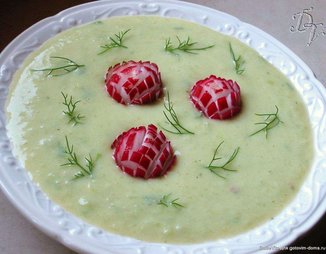 Зелёный летний суп