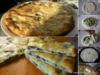Осетинские пироги с сыром и картофелем
