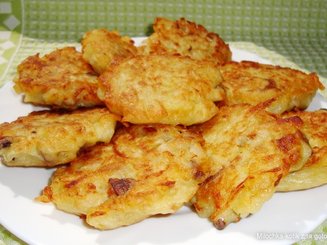 Драники с грибами