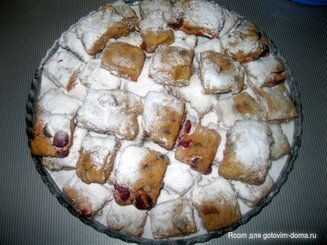 Рождественское  немецкое печенье "Mini-Stollen"