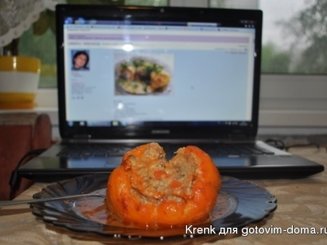 Фаршированый болгарский перец