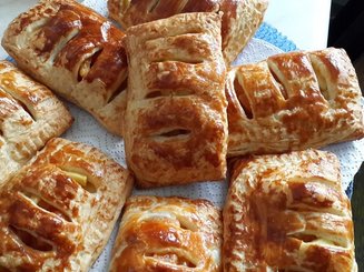 Слойки "Яблочные жалюзи"