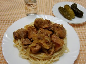 Свинина с луком "Мясо как у мамы"