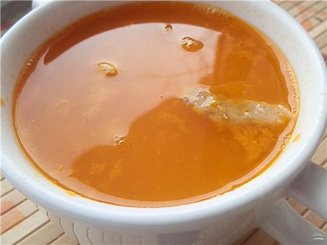 Суп гороховый с копчеными ребрышками