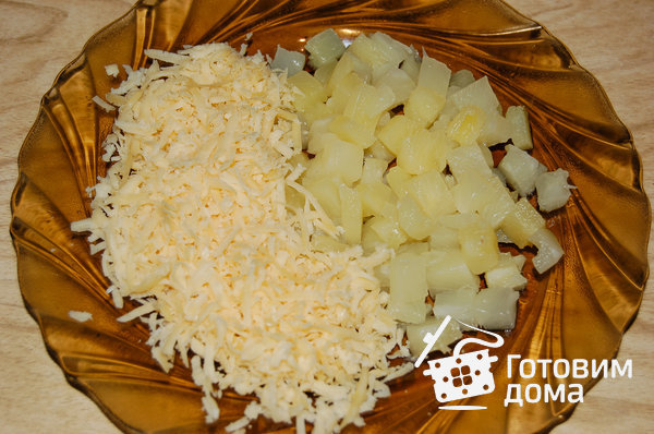 Куриная грудка, фаршированная ананасами и сыром фото к рецепту 1