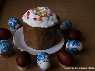 Легкий и очень нежный пасхальный кулич
