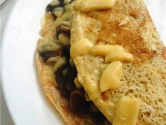 Омлет с грибной начинкой