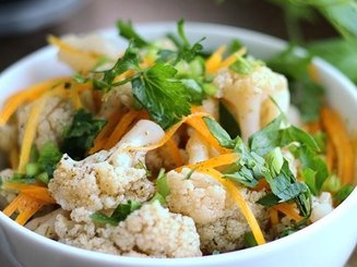 Маринованная цветная капуста по-корейски
