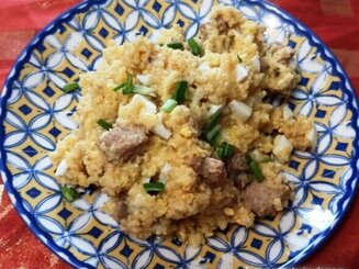 Пшёная каша с мясом (Шонгарям)