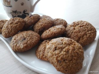 Овсяное печенье без муки и сахара
