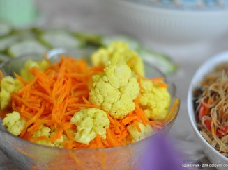 Маринованная цветная капуста по-корейски