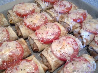 Блинчики с мясной начинкой "а-ля болоньезе"