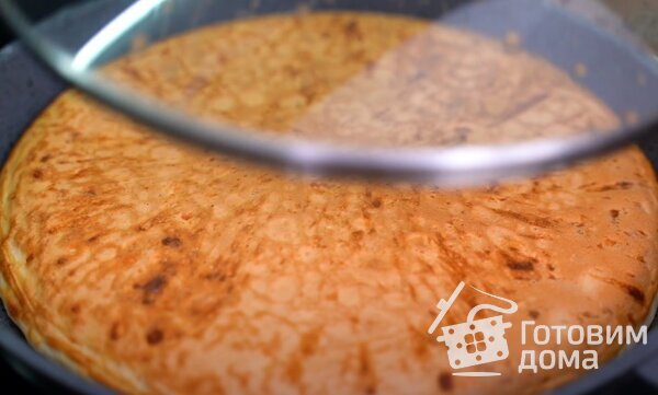 Ленивый хачапури на сковороде фото к рецепту 3