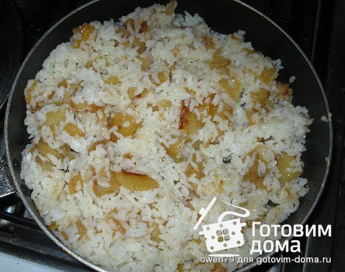 Рис с яблоками фото к рецепту 3