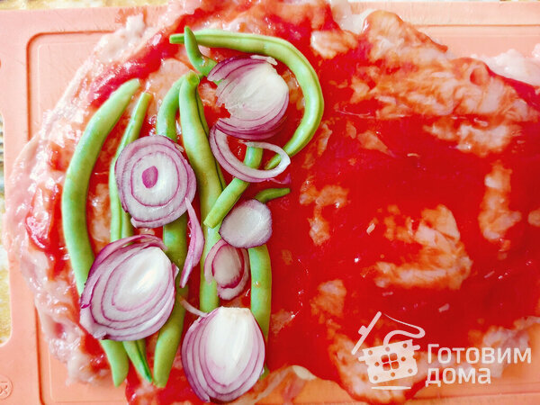 Куриная грудка с овощами и кетчупом Махеевъ «Томатный без сахара и крахмала» фото к рецепту 5