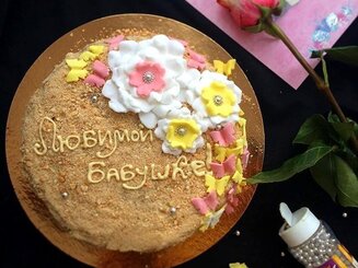 Торт  Наполеон "Шоколадно-Сливочный"