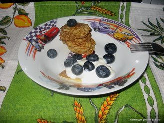 Заварные блины на кефире