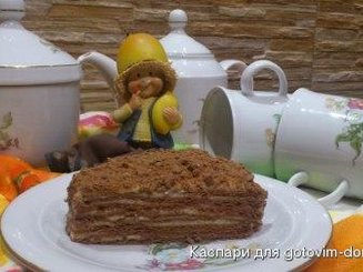 Торт "Спартак" (на медовике)