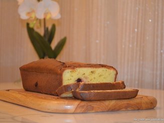 Апельсиновый кекс с клюквой