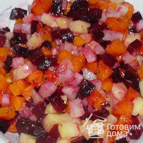 Салат из запеченных овощей
