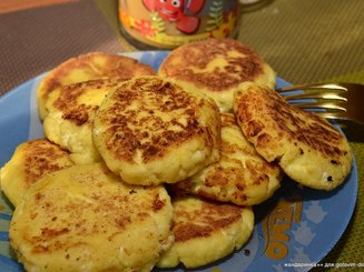 Сырники с кукурузной мукой