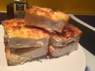 Творожная запеканка с кукурузной мукой