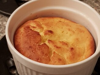 Творожная запеканка с кукурузной мукой