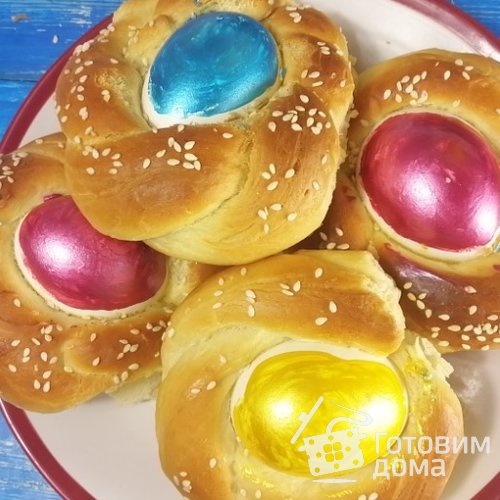 Пасхальные лимонные булочки