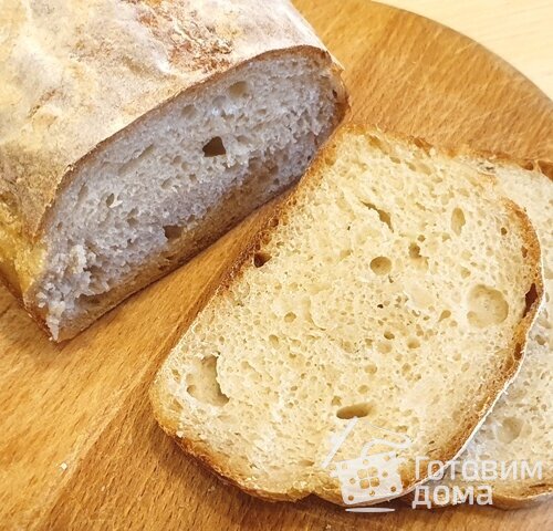 Хлеб без замеса на закваске