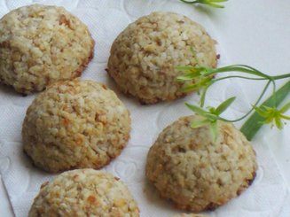 Кокосовое и миндальное овсяное печенье