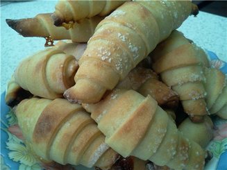 Творожные улитки с джемом