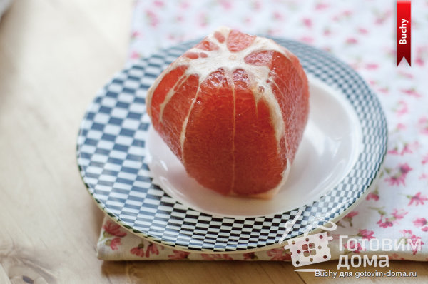 Желе из персиков с грейпфрутом фото к рецепту 1