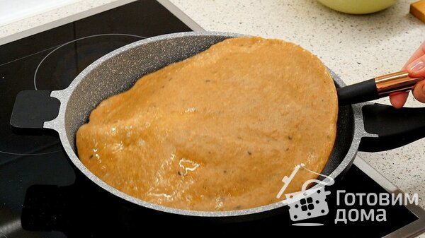 Домашняя &quot;пицца&quot; на хлебном тесте, на сковороде (без духовки) фото к рецепту 19