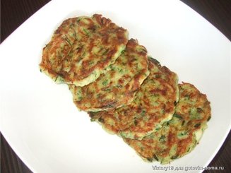 Оладьи из кабачков