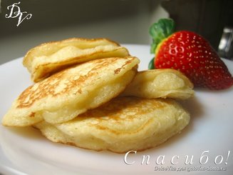 Пышные оладушки на дрожжах