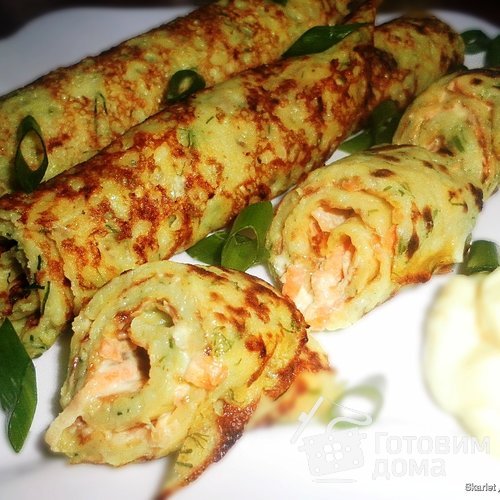 Пряные кабачковые блинчики